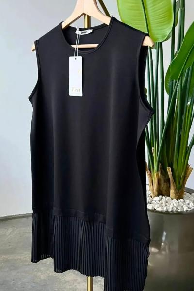 Altı Piliseli İçlik Siyah