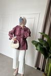 Batik Desen Trenç Pembe Gri