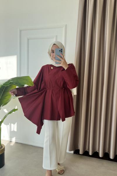 Pera Tasarım Gömlek Bordo