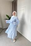 PERA TAŞLI İKİLİ TAKIM Bebe Mavisi