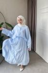 PERA TAŞLI İKİLİ TAKIM Bebe Mavisi