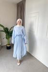 PERA TAŞLI İKİLİ TAKIM Bebe Mavisi