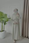 Serra Bağlamalı Premium Elbise Mint Yeşili