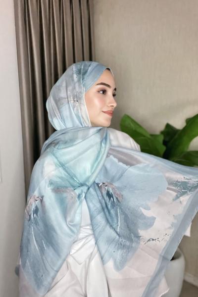 SUUSCARF - Rüya Soft Şal  Açık Mavi